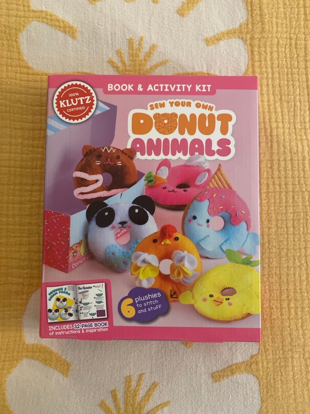 Sew Your Own Donut Animals Book & Activity Craft Kit